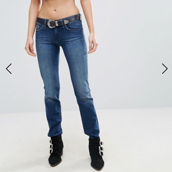 7 For All Mankind Roxanne Mid Rise Skinny Jeans - Picture 11 of 12